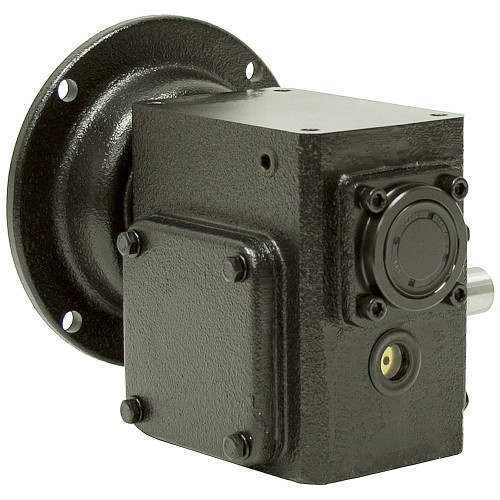 15:1 Right Angle Cast Iron Worm Gear Reducer 1.24 HP 56C Left Output Worldwide HDRF-175-15-L-56C [601990]