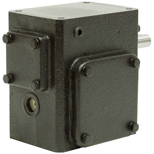 50:1 Right Angle Cast Iron Worm  Gear Reducer 0.29 HP Right Output Worldwide HDRS-133-50-R [601912]