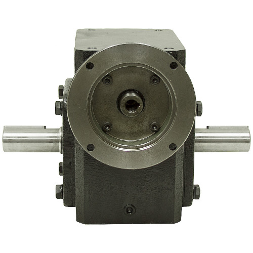 50:1 Right Angle Cast Iron Worm Gear Reducer 2.49 HP 145TC Dual Output Worldwide HDRF-325-50-DE-145TC [602187]