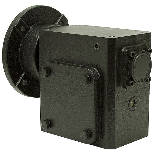 5:1 Right Angle Cast Iron Worm Gear Reducer 9.72 HP 184TC Left Output Worldwide HDRF-325-5-L-184TC [602149]