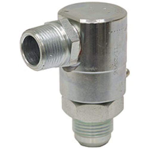 JIC 12M x 3/4" NPTM Live Swivel 90 Elbow Super Swivels 9SS12MJ12XMP75ZV [901898]