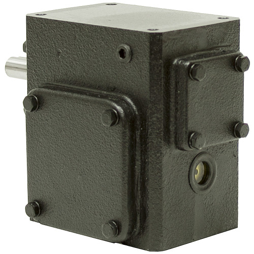 60:1 Right Angle Cast Iron Worm  Gear Reducer 0.23 HP Left Output Worldwide HDRS-133-60-L [601915]