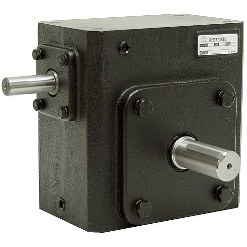 40:1 Right Angle Cast Iron Worm  Gear Reducer 3.35 HP Right Output Worldwide HDRS-325-40-R [602034]