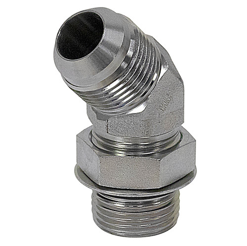 JIC 4 Male x SAE 4 Male 45 Degree Elbow 6802-04-04 Adapter [901966]