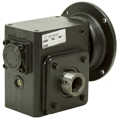 5:1 Right Angle Cast Iron Worm Gear Reducer 4.32 HP 56C Hollow Output Worldwide HDRF-237-5-H-56C [602074]