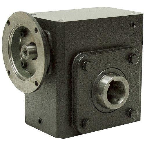 40:1 Right Angle Cast Iron Worm Gear Reducer 3.35 HP 56C Hollow Output Worldwide HDRF-325-40-H-56C [602174]