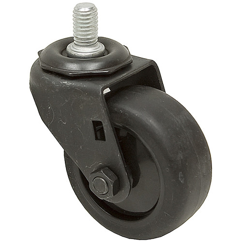 3x1-1/4 Threaded Stem Caster Soft Rubber On Plastic Wheel [700148]