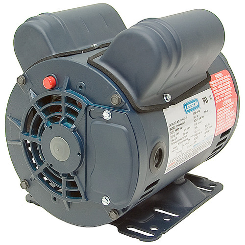 5 HP Special Duty 230 Volt AC 3450 RPM Air Compressor Motor Leeson 116523 [500656]