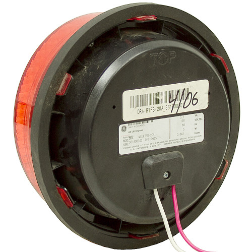 120 Volt AC 8" Red Led Traffic Signal Light 5-7 Watts [500701]