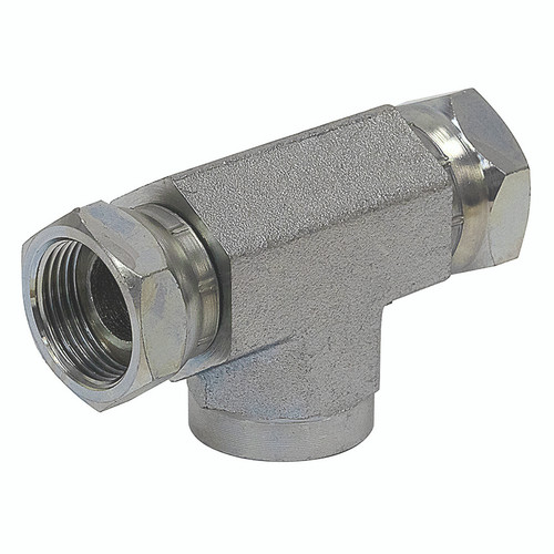 1" NPT Female x 1" NPT Female Swivel x 1" NPT Female Swivel Tee 1602-16-16-16 Adapter [900373]