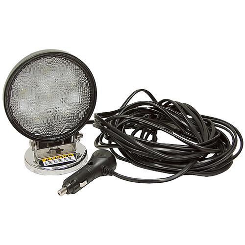 12 Volt DC 1140 Lumens LED Utility Light Magnetic Base Buyers Products 1492130 [500736]