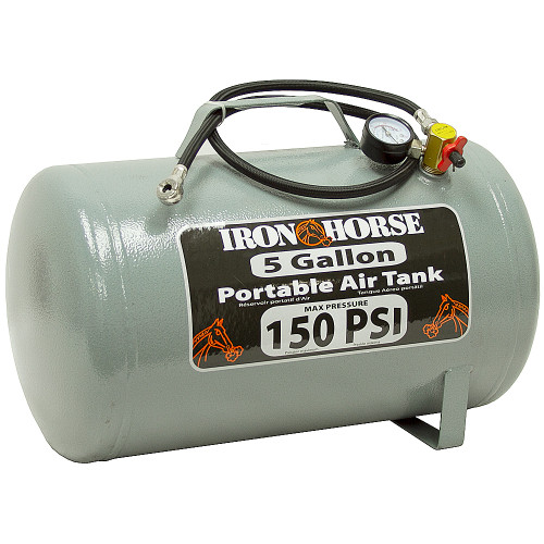 5 Gallon IHCT05 Portable Air Carry Tank Iron Horse [400299]