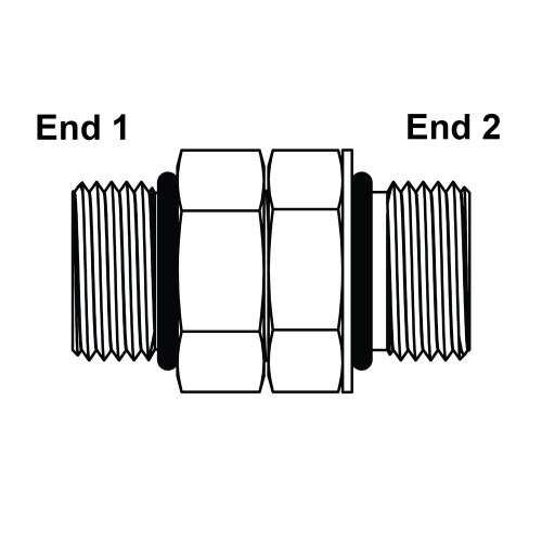 SAE 16 Male x SAE 16 Male Straight 6407-16-16 Adapter [903365]