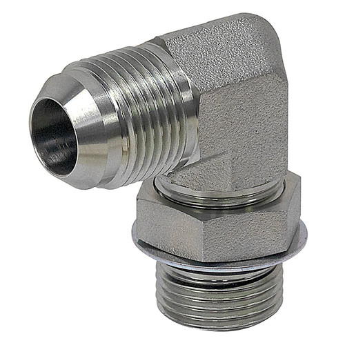 JIC 8 Male x SAE 8 Male 90 Degree Elbow 6801-08-08 Adapter