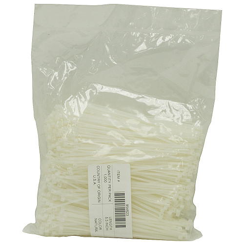 5.5" Natural Cable Tie 1000 Pieces/Bag 954623 [100179]