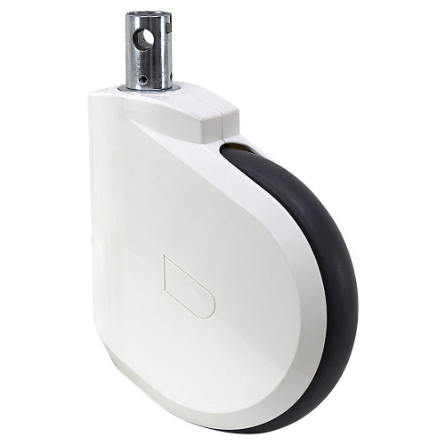 7-7/8" x 1-1/4" Rhombus Swivel Round Stem Caster w/ Total Brake 390Q 35K200R Z985 C [700283]