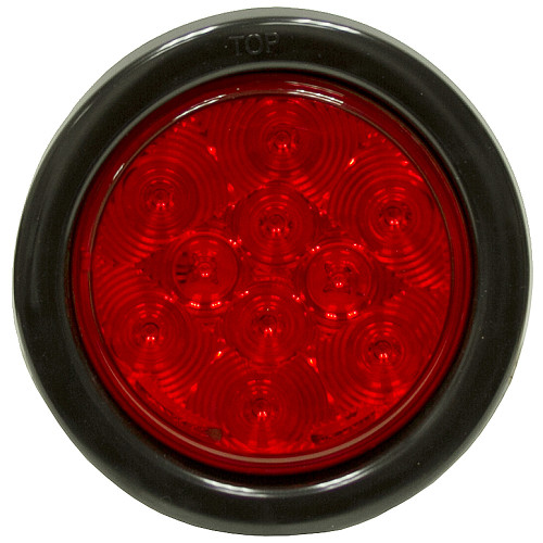 4" 10 LED Red Stop/Turn/Tail Round Light Buyers Products 5624110 [500890]