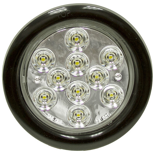 4" 10 LED Clear Back-Up Round Light Buyers Products 5624310 [500893]