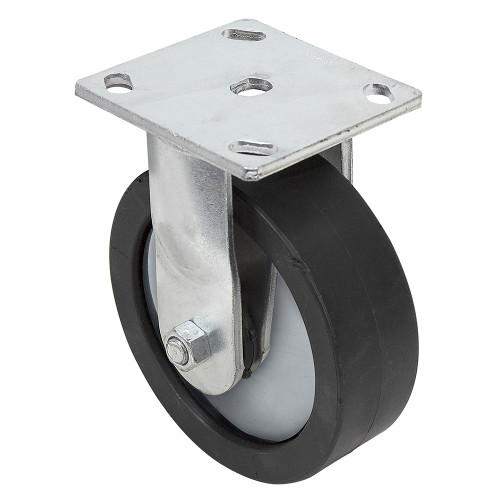 6" x 2" Rigid Plate Caster [700194]