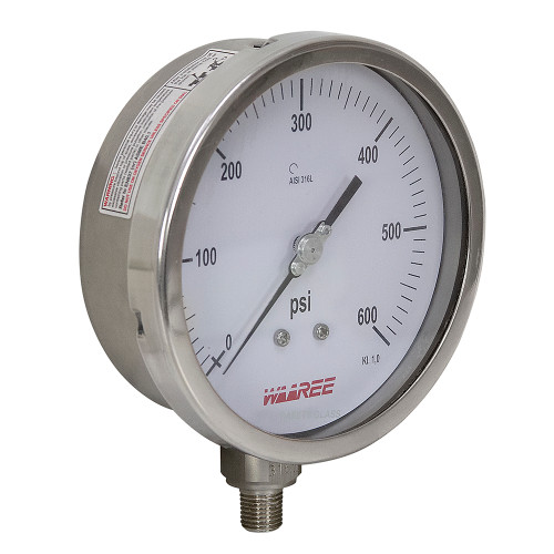 600 PSI 5" Pressure Gauge [200579]