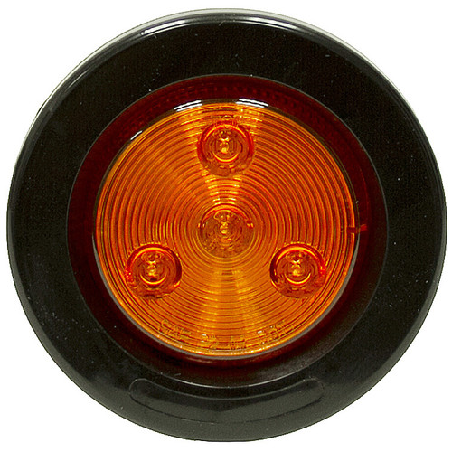 2-1/2" 4 LED Amber Round Marker Light Buyers Products 5622524 [500899]