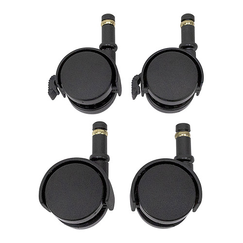 1.5" Faultless Twin Wheel Grip Ring Caster Set [700334]