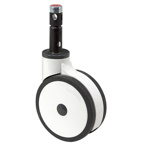 6" x 7/16" Rhombus Swivel Round Stem Caster w/ Directional Brake 383R 40K150V K2351 [700278]