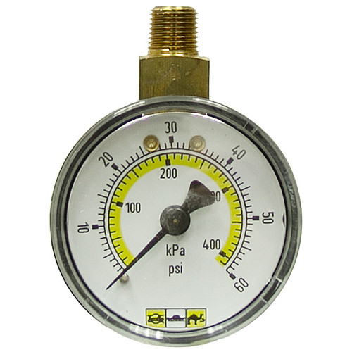 60 PSI 2 Face Dry Gauge [200557]