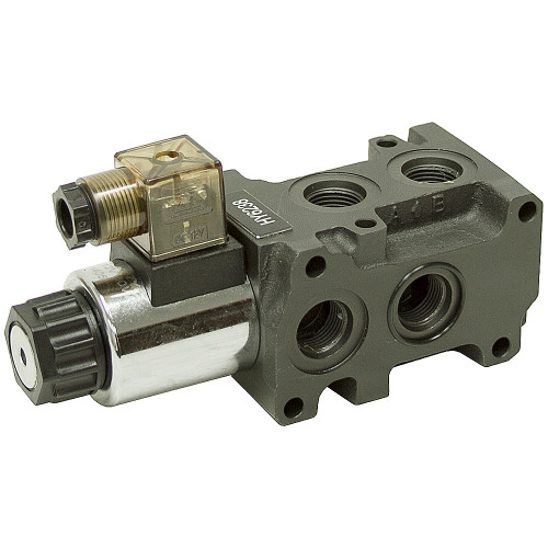 13 GPM 12 Volt DC  SAE 8 Solenoid Operated Double Selector Valve Dynamic DSV-62-08-12 [903743]