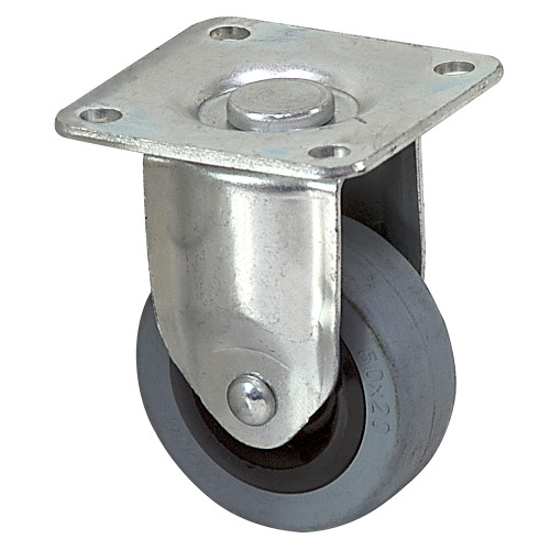 2" x 11/16" Rhombus Rigid Plate Caster 345A 33G050B Zpb [700242]