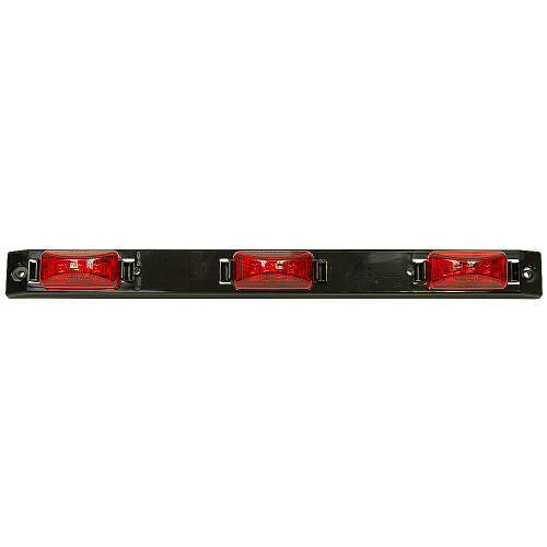 17" 9 LED Red Light Bar Buyers Products 5621719 [500904]