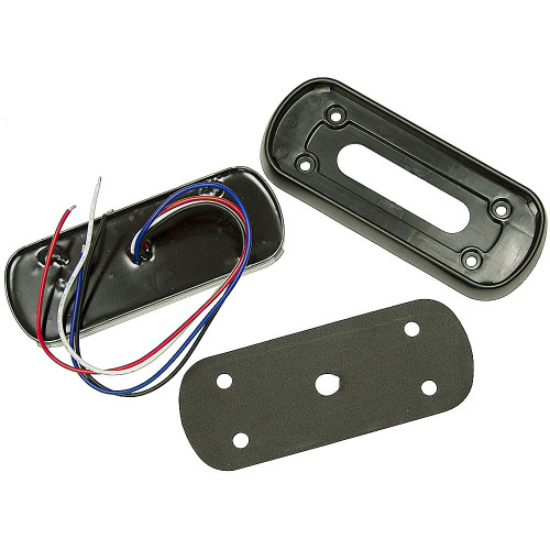 5" 12 LED 6 Amber & 6 Clear Strobe Light Buyers Products 8891602 [500945]