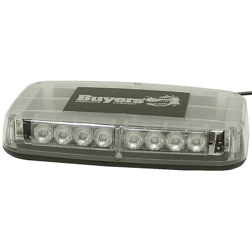 12 Volts DC 24 LED Amber 8 Flash Pattern - Low Profile Light Bar Buyers Products 8891040 [500909]