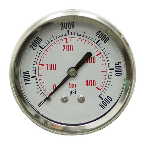 6000 PSI 2.5" LF BM Pressure Gauge Dynamic CF1P-420-D [200614]
