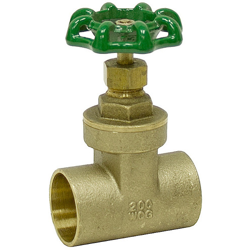 2" Solder Sweat Connect 200 PSI Gate Valve [200597]