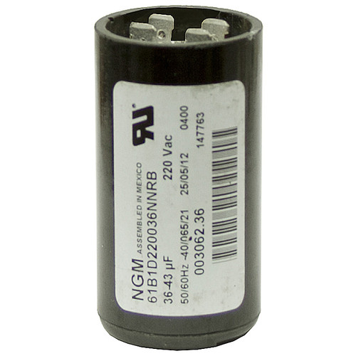36-43 MFD 220 Volt AC Start Capacitor NGM 61B1D220036NNRB [500986]