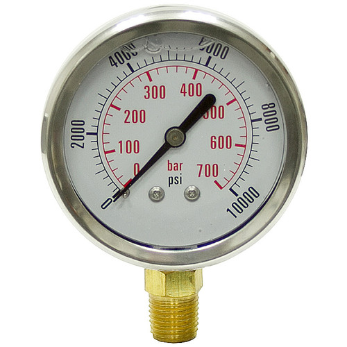10000 PSI 2.5" LF LM Gauge Dynamic CF1P-700-A [200601]