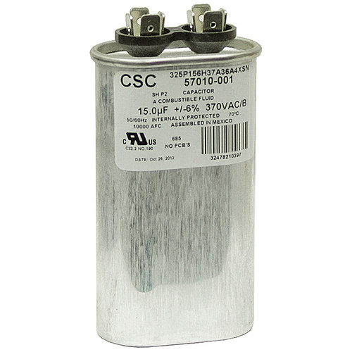 15 MFD 370 Volt AC Run Capacitor CSC 325P156H37A36N4XSN [500989]