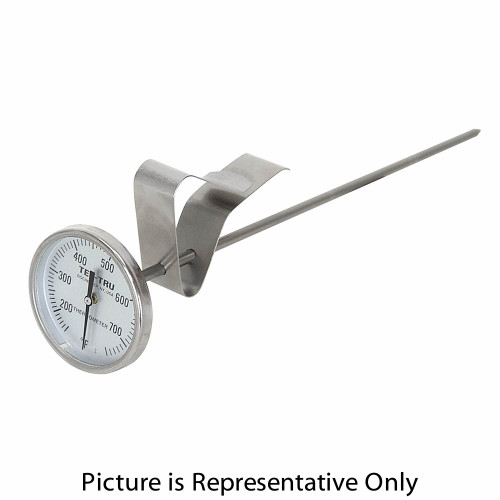 150 - 750 Degree F 1-3/4" Face 8" Stem Teltru GT100R Series 16100865 Thermometer [200673]