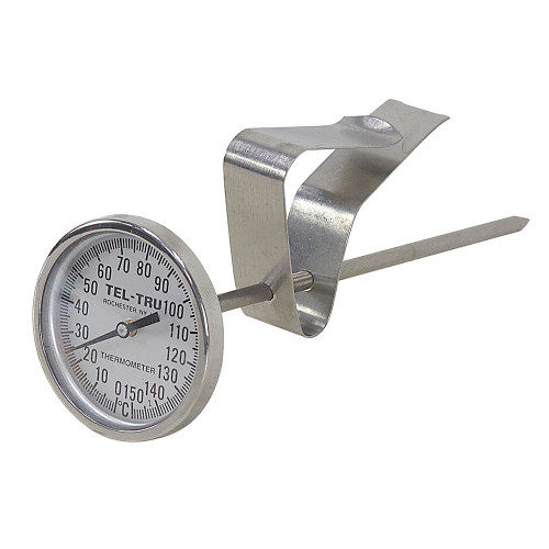 0 - 150 Degree C 1-3/4" Face 5" Stem Teltru GT100R Series 16120577 Thermometer [200675]