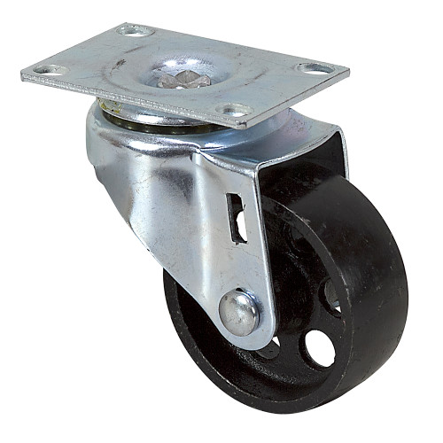 3" x 1-3/16" Swivel Plate Caster w/ Sintered Iron Wheel [700444]