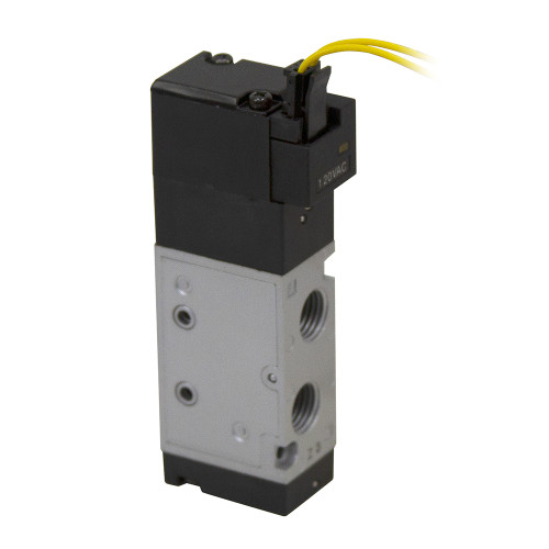 120 Volt AC 4-Way 2-Pos Humphrey Solenoid Air Valve H240-4E1-81-PS-L [400341]