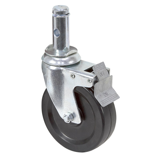 5" x 1-1/4" Scaffold Caster w/Brake [700451]