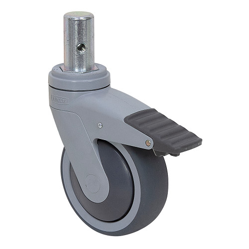 4" x 1" Tente Round Stem Swivel Caster 5321 PJP 100 R05-25.4 [700509]