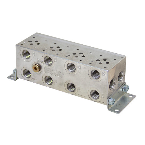 4 Station D03 Parallel Manifold Subplate Damon AD03P0425 [904467]