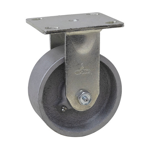 5" x 2" Rigid Steel Plate Caster WC6650R-01-STL [700117]