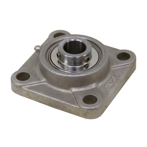 1-1/2" Bore Stainless Steel 4 Bolt Flange Bearing Dura-Roll SSUCF208-24 1/8NPT [603283]