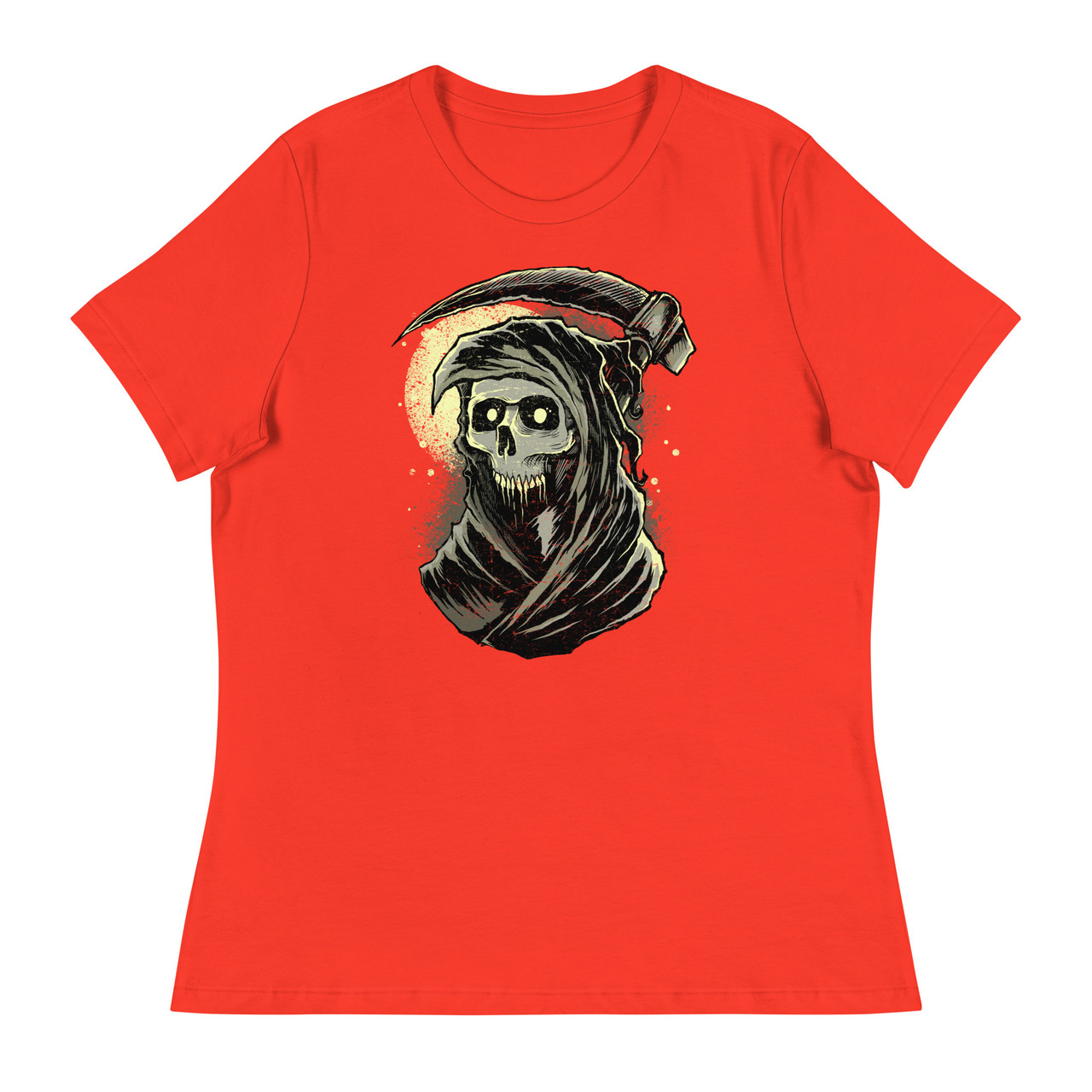 Grim Reaper Women's Relaxed T-Shirt - Bella + Canvas 6400 