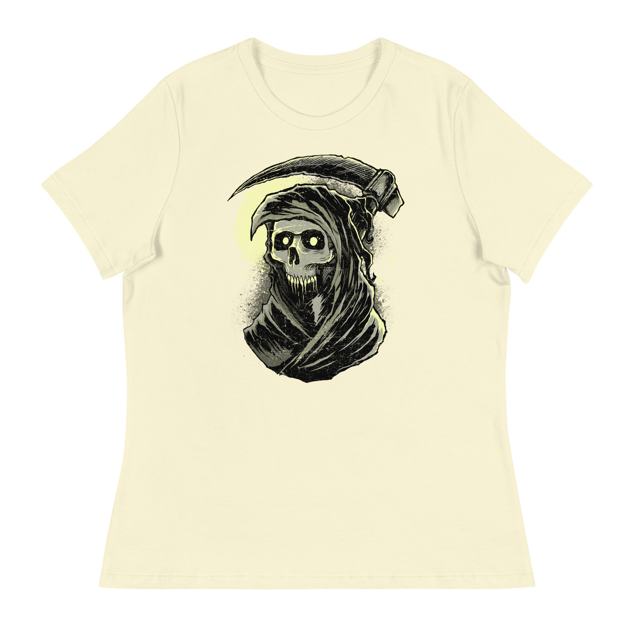 Grim Reaper Women's Relaxed T-Shirt - Bella + Canvas 6400 