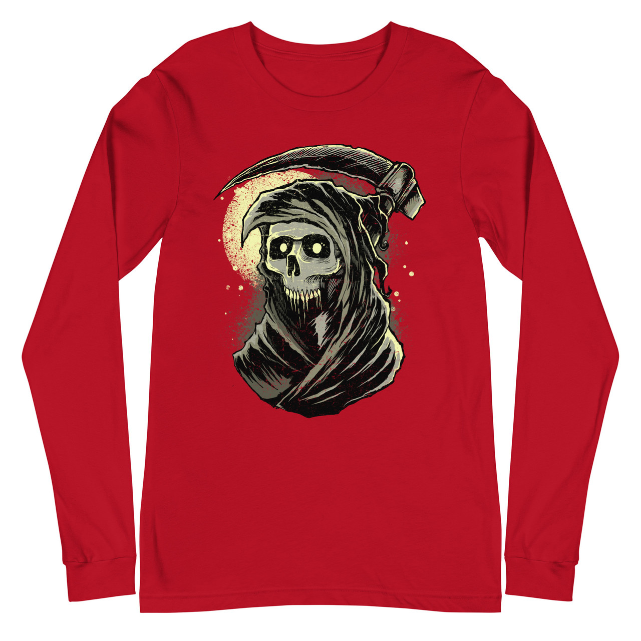 Grim Reaper Unisex Long Sleeve Tee - Bella + Canvas 3501 